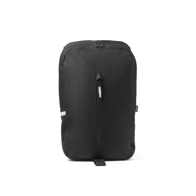 DELFOS. 300D recycled polyester and 600D recycled polyester single strap backpack, with 210D recycled polyester lining